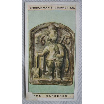 Churchmans Curious Signs no. 10 The Gardener, Gardener's Lane, London