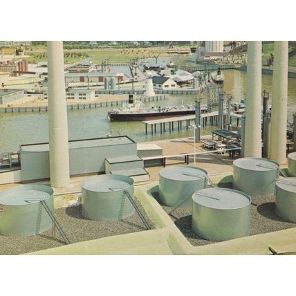 Texaco Petrol Milford Haven Miniature Model Dorset 1970s Postcard