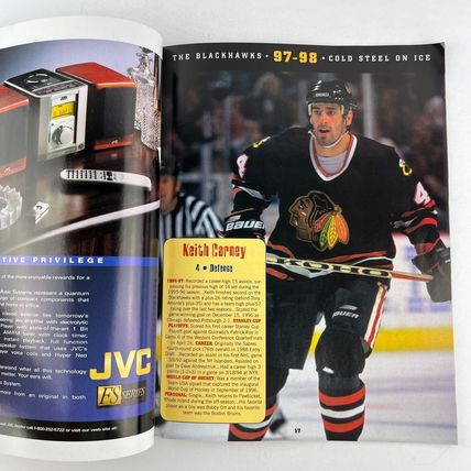 Chicago Blackhawks 1997-1998 Yearbook Magazine