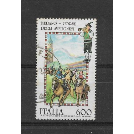 Italy.SG2092 600l Avelignesi horse race,Merano.Fine Used.Sept22