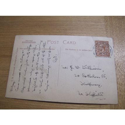 1921 fr Hammond Postcard - Conway Castle & Bridge - North Wales