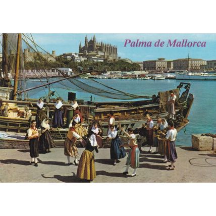Palma de Mallorca Folklorica Airea Spain Postcard unused