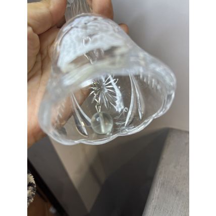 Bell Wedding Couple Crystal Collectible Display