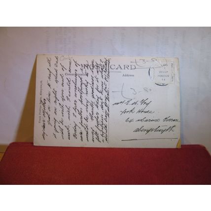 NORTH PARADE, ABERYSTWYTH, WALES used antique postcard by Frank Phillips =