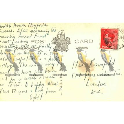 Middle House, Mayfield, Sussex, Norman RP Postcard, 1936