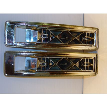 1966 67 68 69 70 Plymouth Satellite Dodge Coronet Armrest Bezels OEM 2589583