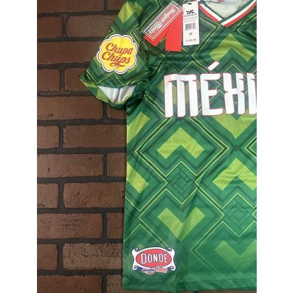 MEXICO 1990 World Cup National Team Headgear Classics Soccer Jersey~Never Worn~