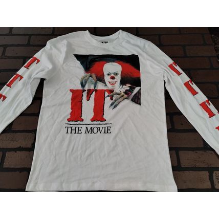 IT THE MOVIE - 2020 Pennywise Printed Long Sleeve Retro T-shirt ~M L XL XXL