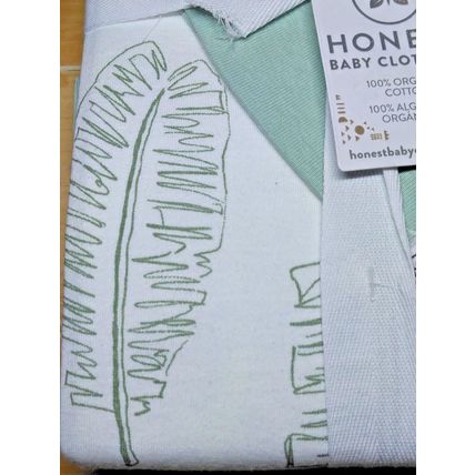 Honest Baby Clothing Organic Stroller Mint Blanket & Cap Set Baby Shower NEW!