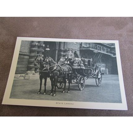 Raphael Tuck Postcard - Royal / State Landau - Horse interest