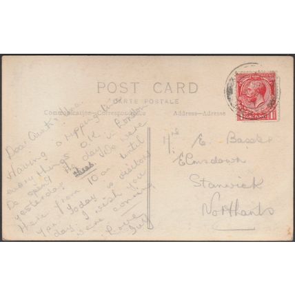 Garden and Maze, Hatfield House, Hertfordshire, 1934 - Mathews RP Postcard