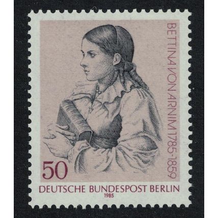 Berlin Birth Bettina von Arnim writer 1985 MNH SG#B692