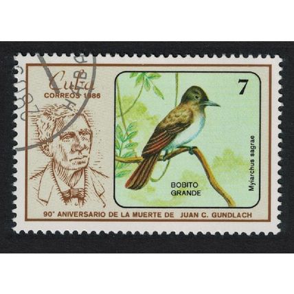 Caribic La Sagra's flycatcher Bird 1986 CTO SG#3154