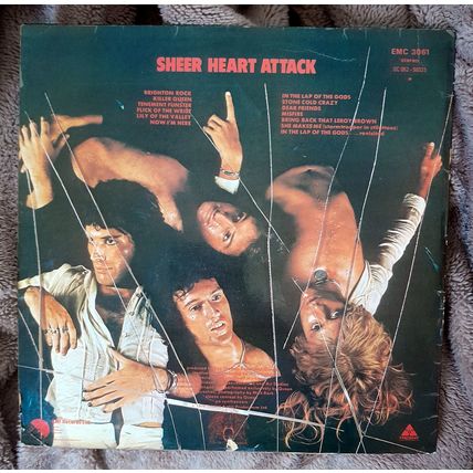 Queen : Sheer Herat Attack (1974) Vinyl L.P.