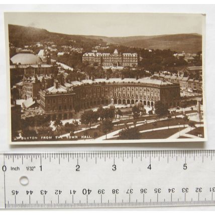 vintage postcard Buxton from Town Hall ref.2
