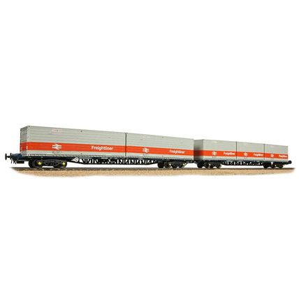 Bachmann 38-625A BR FGA Outer Flats 2-Pack 5 x Type L/N Containers - NEW
