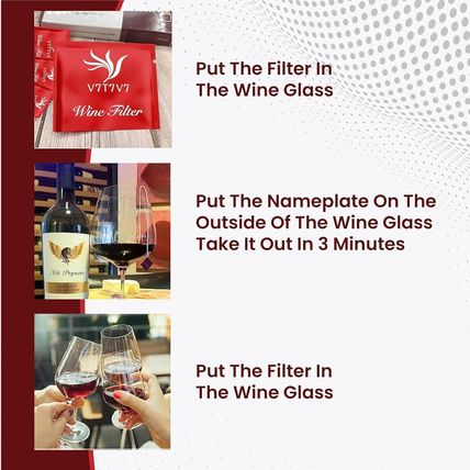 36 Pack the Wand Wine Purifier, Wine Filters That Remove Histamines and Sulfite