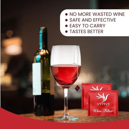 36 Pack the Wand Wine Purifier, Wine Filters That Remove Histamines and Sulfite