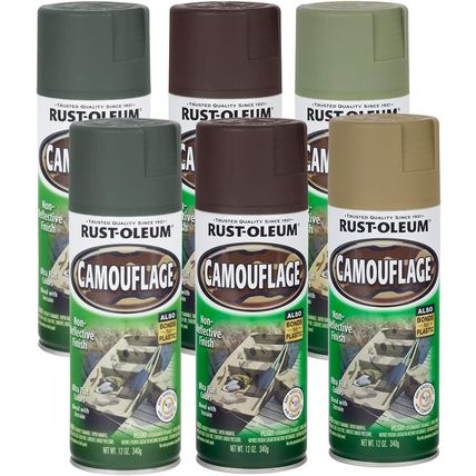 Rust-Oleum 269038-6 PK Specialty Camouflage Spray Pack, 12-Ounce, 6-Pack