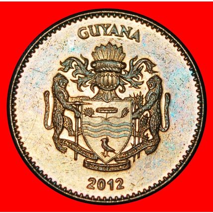 Ⰶ GREAT BRITAIN (1996-2022):GUYANA★5 DOLLARS 2012 DISCOVERY★LOW START★NO RESERVE