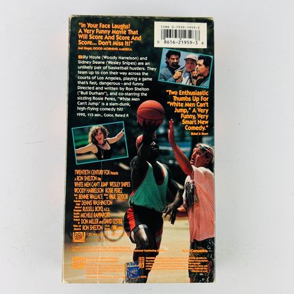 White Men Can't Jump VHS Video Tape Wesley Snipes, Woody Harrelson