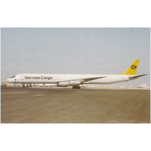 German Cargo Douglas DC8 73AF Aircraft Postcard (A21961)