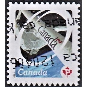 CANADA, 2011 'P' Flag on Canadarm, SG 2731 (Scott #2422), used