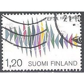Finland 1985 Michel 954 O Cote (2013) 0.45 Euro 25 Ans EFTA Cachet rond