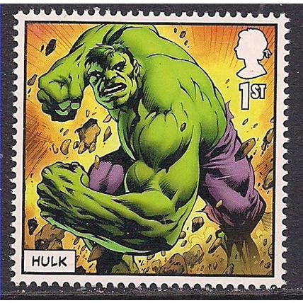 GB 2019 QE2 1st Marvel Comics ' Incredible Hulk ' Umm SG 4184 ( K784 )