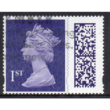 GB 2022 QEII Definitive - Violet M22L, MFIL 1st Used