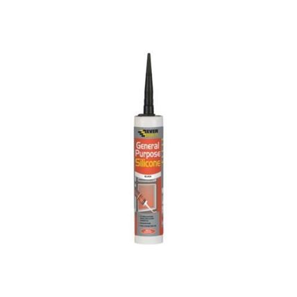 Everbuild General Purpose Silicone, Black, 295ml