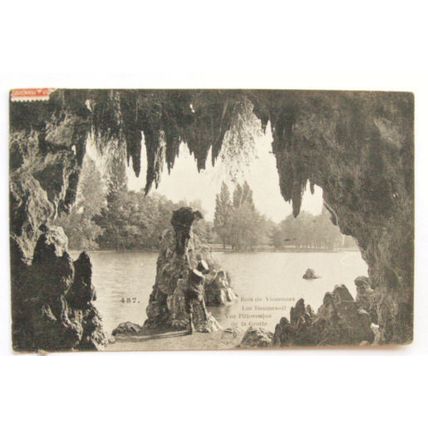 1908 postcard Bois de Vincennes, de la Grotte