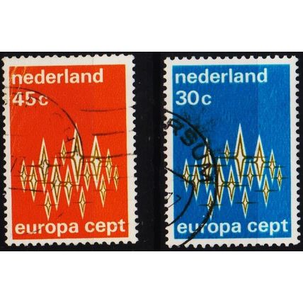 Netherlands. 1972 Set(2) S.G.1148/1149 Used