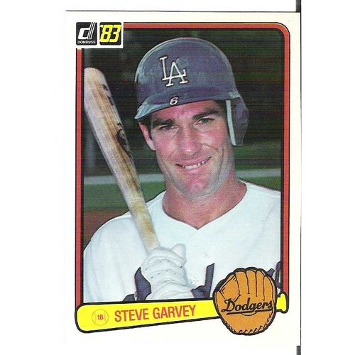 1983 Donruss baseball Steve Garvey card #488- NM- Dodgers