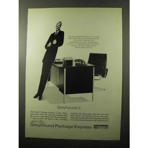 1970 Greyhound Package Express Ad - Big Sales Meeting
