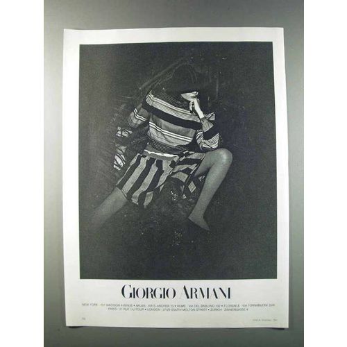 1981 Giorgio Armani Ad - Women's Fashion