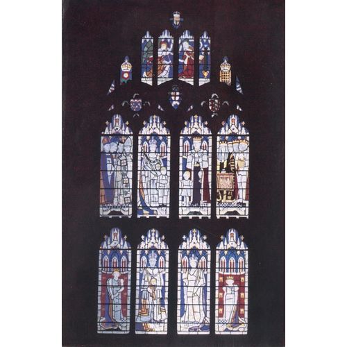 GB Postcard - Canterbury Cathedral, The Royal Window, Kent