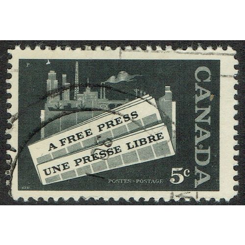Canada 1958 The Canadian Press 5c Black SG501 FU