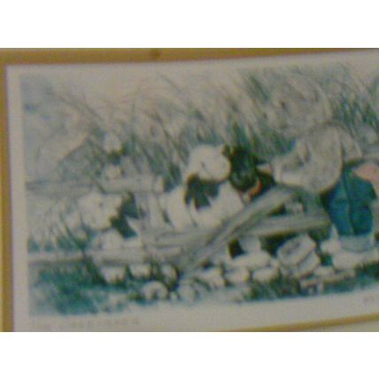 The Caretaker - Wendy Tosoff signed print framed