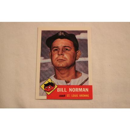 Willis Bill Norman 1991 Topps 1953 Archives NO. 245