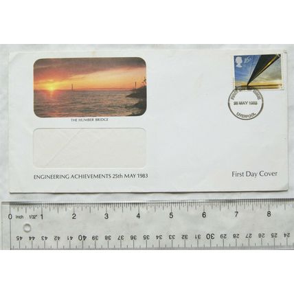 1983 Humber Bridge first day cover Spastics Society, Liverpool