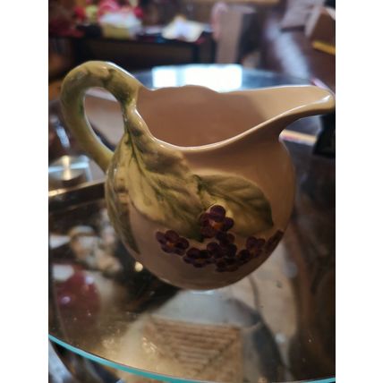 Pretty Floral Jug Raised Design