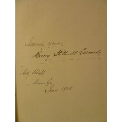 SIGNED HARRY STILLWELL EDWARDS HIS DEFENSE 1899 SOUTHERN DIALECT STORIES