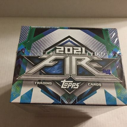 NEW 2021 Topps MLB Fire Baseball Trading Card Blaster Box - 46 Total Cards
