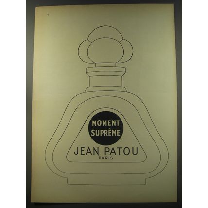 1956 Jean Patou Moment Supreme Perfume Advertisement