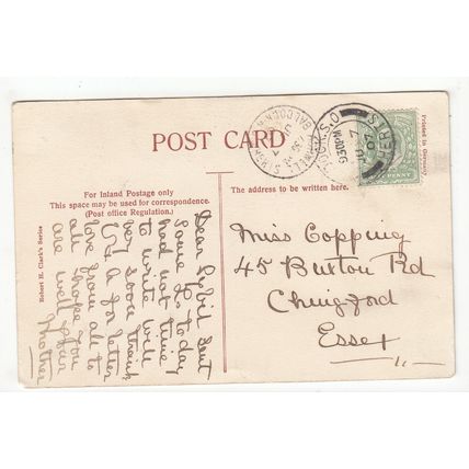 The Church Steeple Morden Postcard 1907 Cambridgeshire Robert H Clark's Series