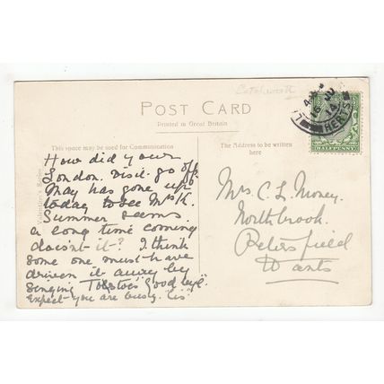 Station Road Letchworth Garden City Postcard 1914 Hertfordshire