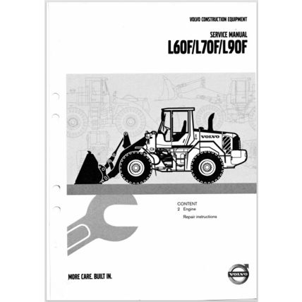 Volvo L60F L70F L90 Engine Repair Service Manual 2007 VOE21A1002898 PDF