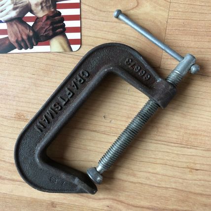 Vintage Craftsman 3" Malleable C Clamp Model 66673 Made in USA