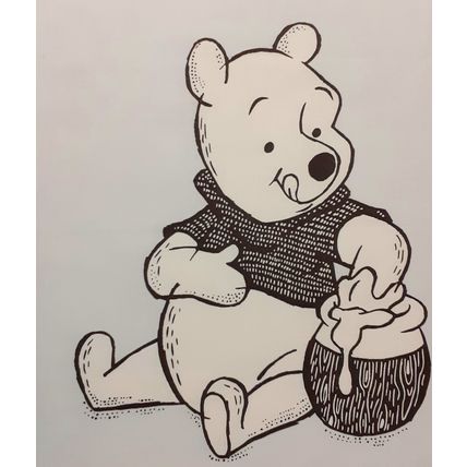 Winnie The Pooh Craft Cotton Panel 45 x 54 Centimetres. Brand New